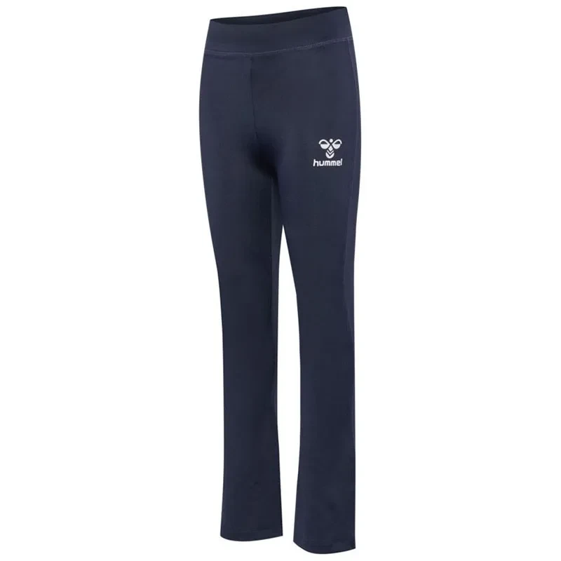 Hummel Donji deo trenerke za devojčice Hmlaya High Rise Flare Pants, Teget