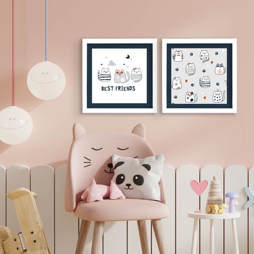 Wallity Slika 2P3333BCT-012, 2 dela, 33 x 68 cm