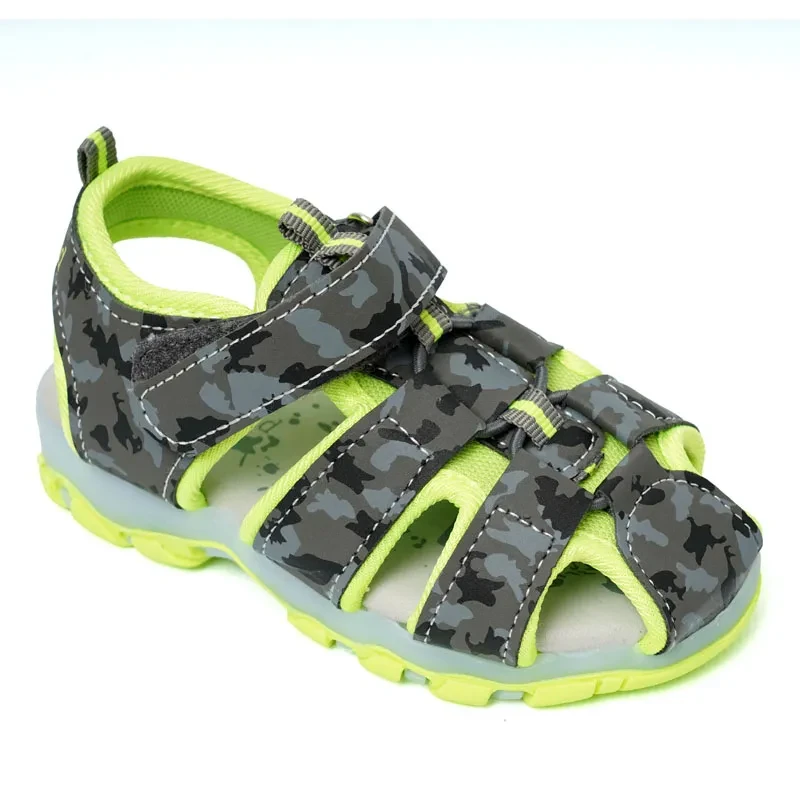 Eastbound Sandale za dečake Force, Sivo-zelene