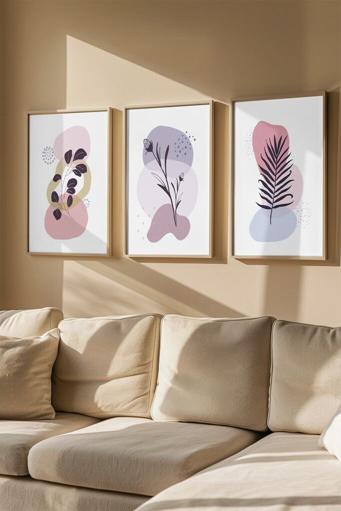 Wallity Slika 3Dartsoho103, 3 dela, 33 x 48 cm