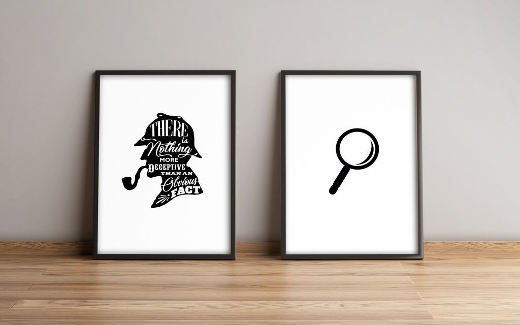 Wallity Slika 2Pysct-026, 2 dela, 74 x 51 cm