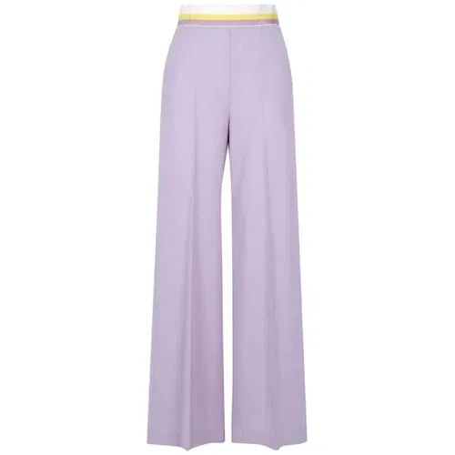 Msgm Ženske pantalone 3241MDP02227104-70, Lavanda