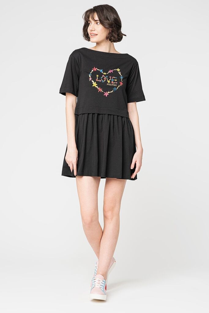 Love Moschino Ženska haljina W 5 B00 02 M 3876-C74, Crna