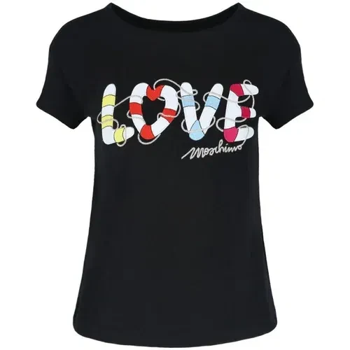 Love Moschino Ženska majica W 4 F30 2I E 1951-C74, Crna