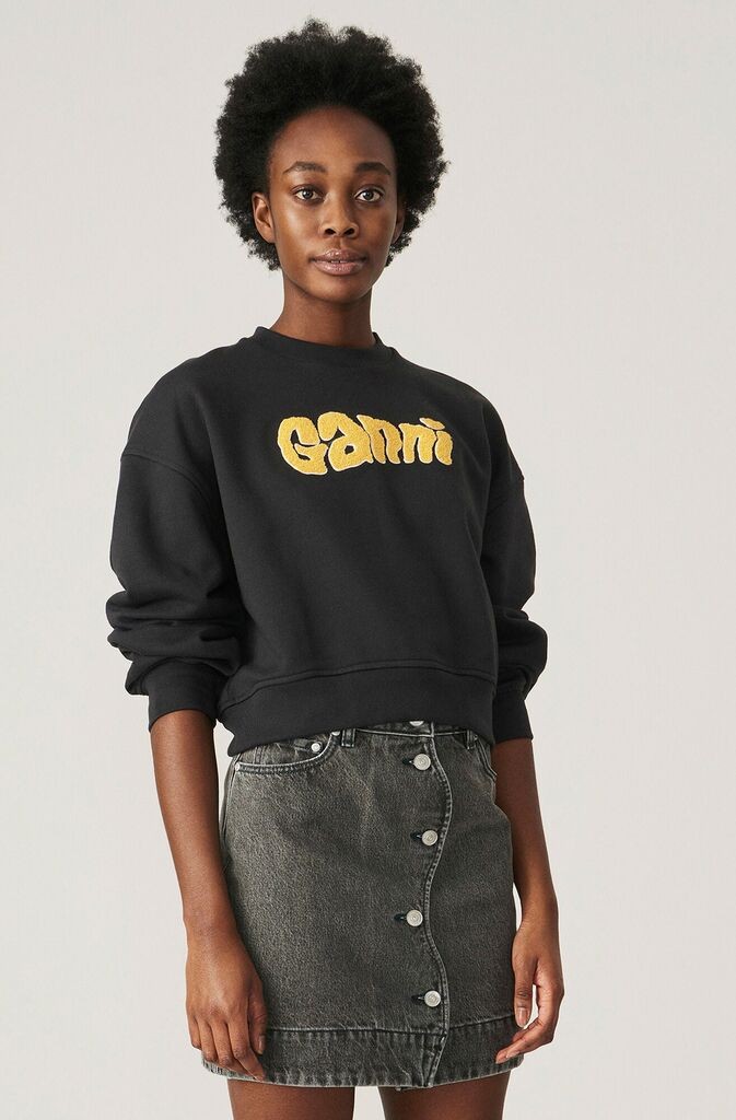 Ganni Ženski duks T2883-252, Tamnosivi