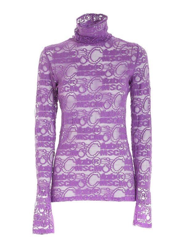 Msgm Ženska bluza 3142MDM110217807-72, Ljubičasta