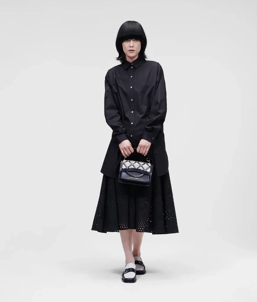 Karl Lagerfeld Ženska košulja 221W1604-999, Crna