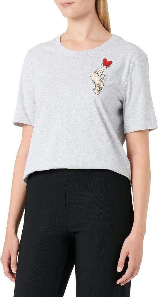 Love Moschino Ženska majica W4F1584M3876-A966, Siva