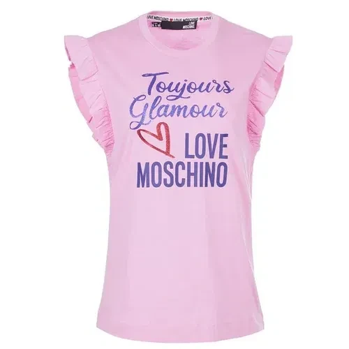 Love Moschino Ženska majica W4H4701M3517-L89, Roze