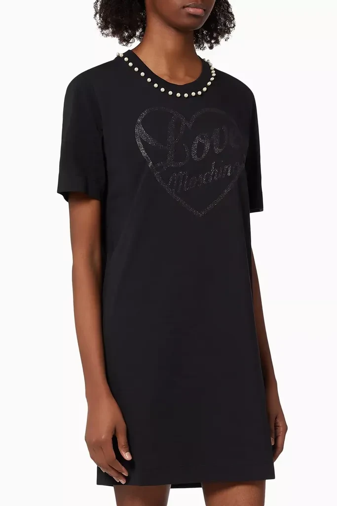 Love Moschino Ženska haljina W5A0222M3517-C74, Crna