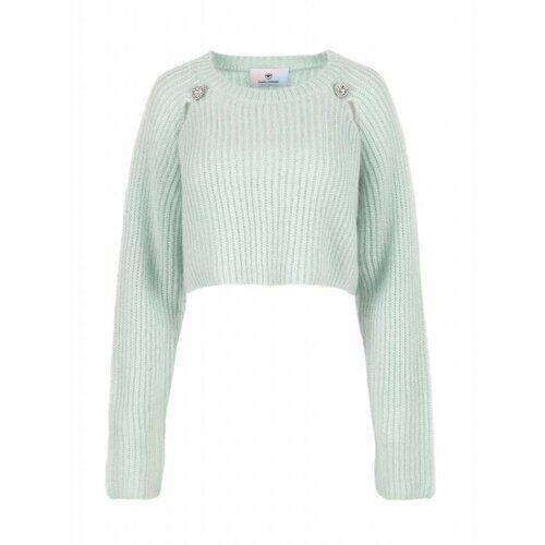 Chiara Ferragni Ženski džemper 71CBFM32CMN00-201, Svetlozeleni