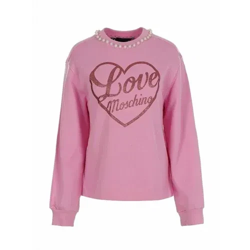 Love Moschino Ženski duks W644801M4055-L89, Roze