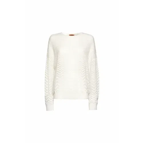 Missoni Ženski džemper DS22SN0KBK011L-14300, Beli