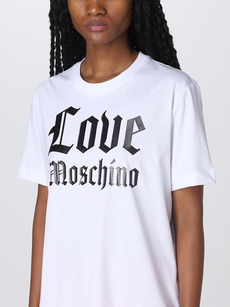 Love Moschino Ženska majica W4H0633M3876-A00, Bela