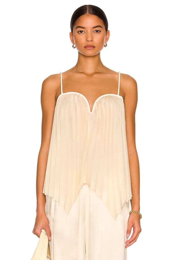 Nanushka Ženski top NW22RSTP00172, Bež