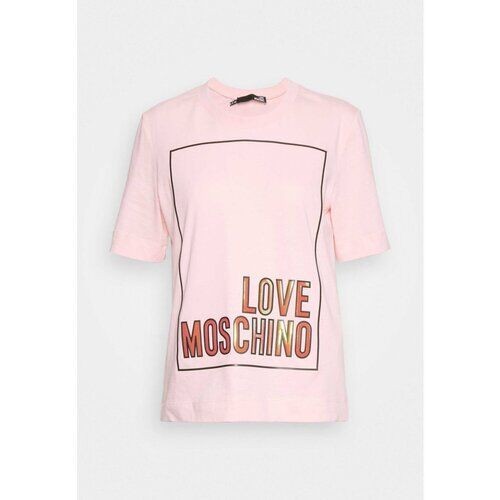 Love Moschino Ženska majica W4F153IM3876-L81, Roze
