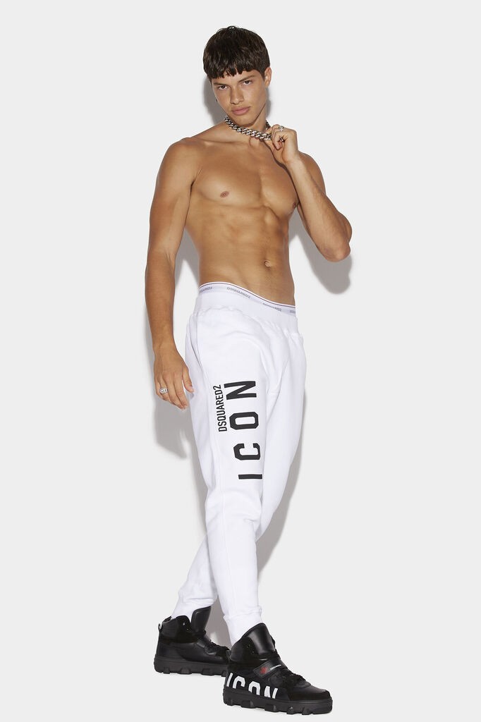 Dsquared2 Muški donji deo trenerke S79KA0028S25516-100, Beli