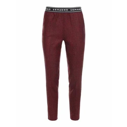 Ermanno Firenze Ženske pantalone D39ETPL22LOL-MF095, Bordo