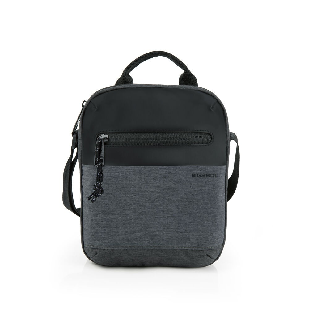Gabol Muška torbica Liam, 18x22x6cm, Sivo - crna