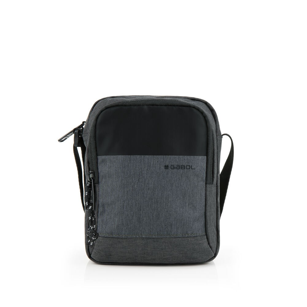 Gabol Muška torbica Liam, 15x19x7cm, Sivo - crna