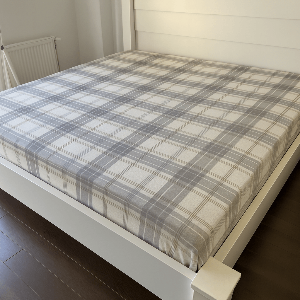 Viktorija Čaršav Flanel 240x275cm, Sivi