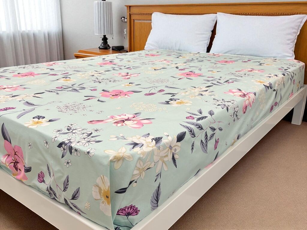 Viktorija Čaršav bez lastiša Ranforce 160x240cm, Zeleni