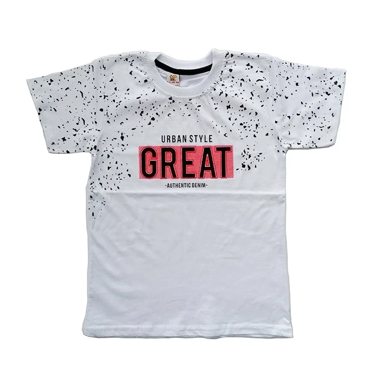 Majica za dečake, Bela