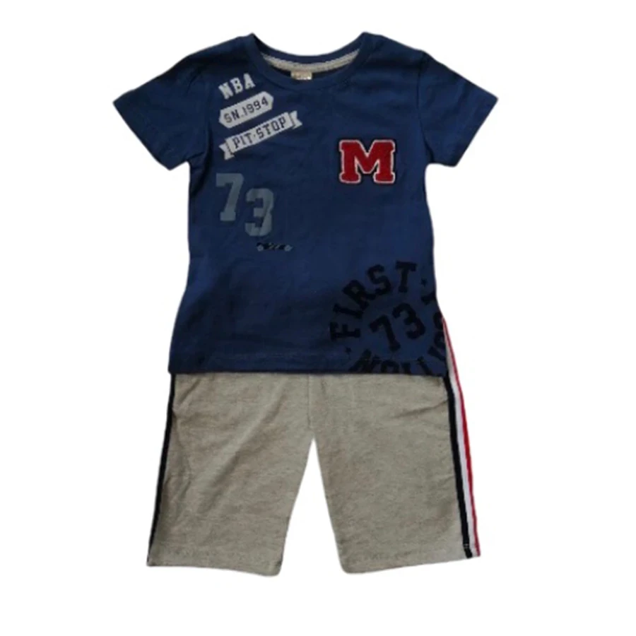 Komplet za dečake 8402, Plavo-sivi