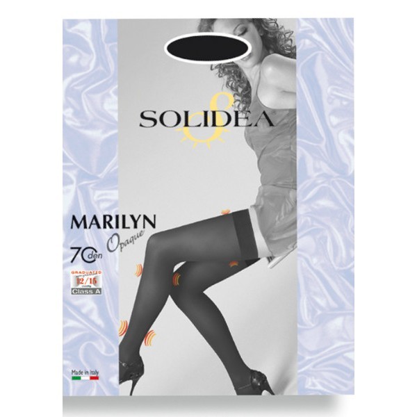 Calzificio Pinelli Mat čarape bez podvezica, 70 den, Solidea Marilyn 70 C.Mat Nero 4