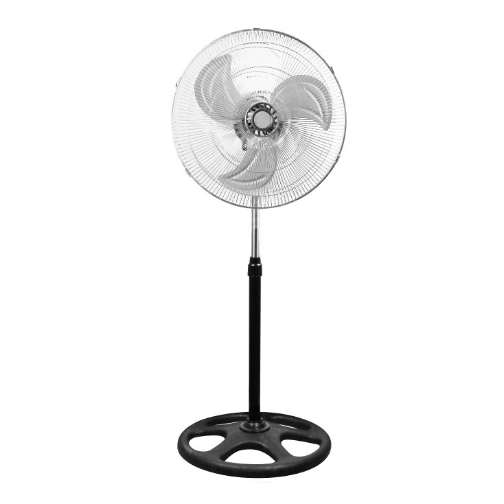 PROSTO Stojeći ventilator, 45cm, Crno-sivi