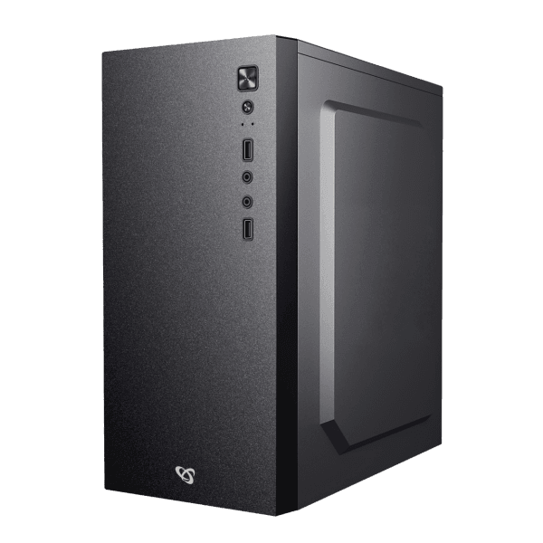 S BOX PCC 12 ATX Kućište za računar sa napajanjem,Crno