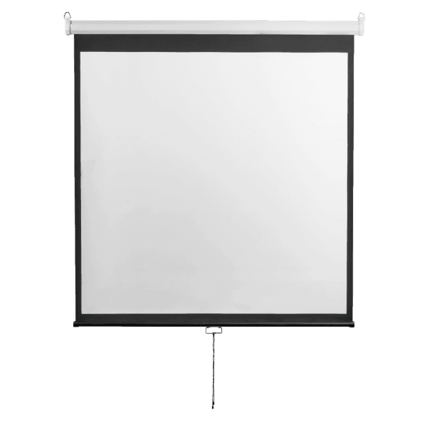 S BOX PSM 112 2 Manuelno platno za projektor, 200x200cm, 112", Belo