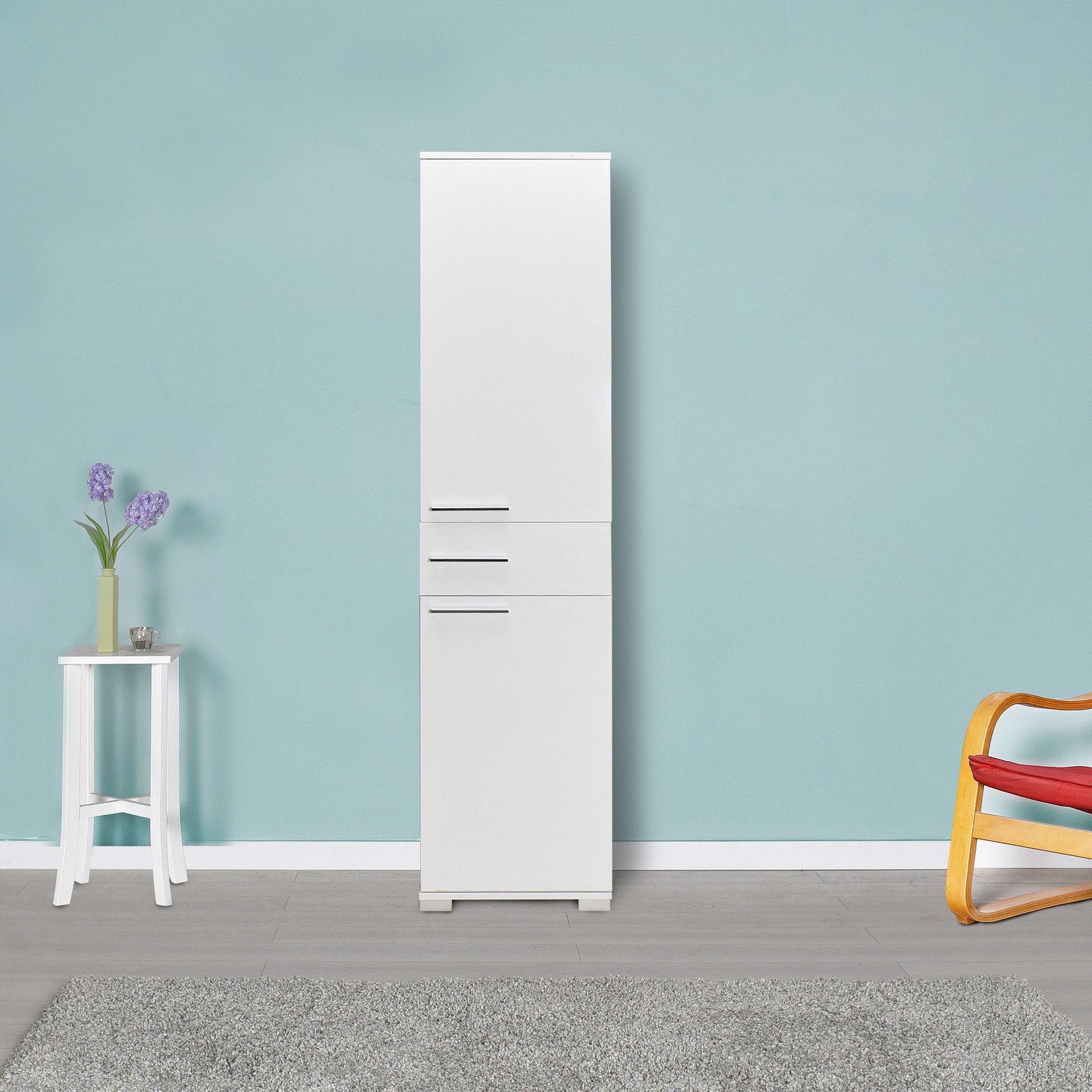 Hanah Home Komoda 45x187x40cm Bela