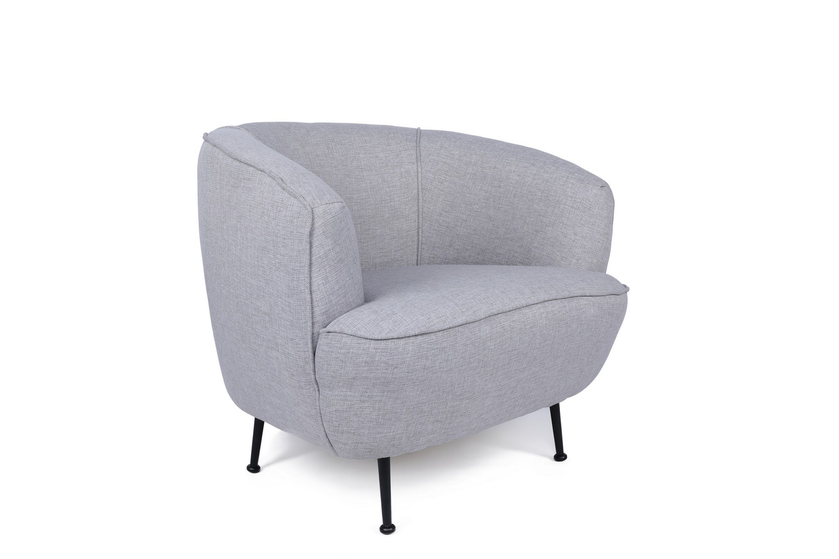 Atelier del Sofa Fotelja Piccoli 72x75x83cm Svetlosiva