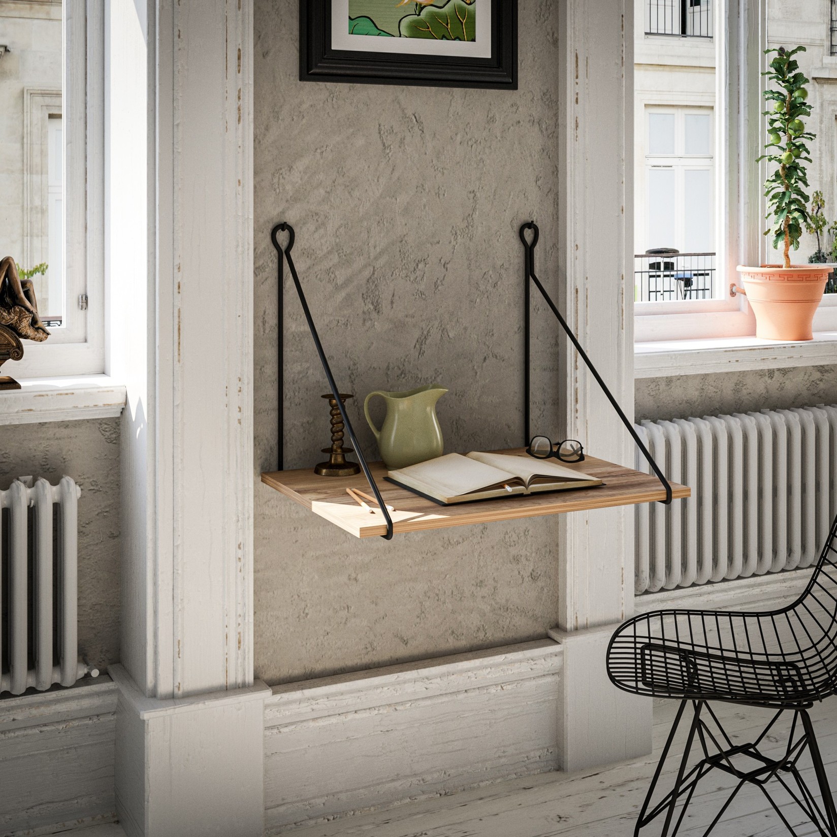 Hanah home Radni sto 70x50x50cm Orah