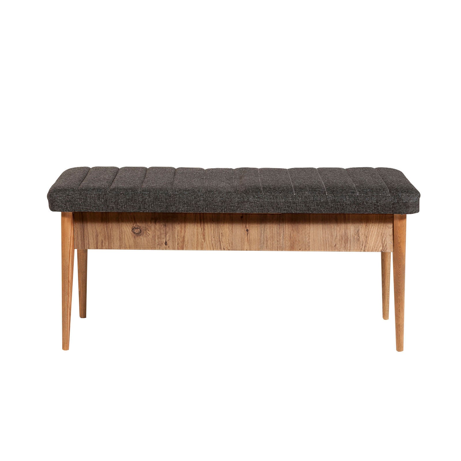 Hanah Home Trpezarijska klupa Vina Bench 110x48x40cm Bež-Antracit