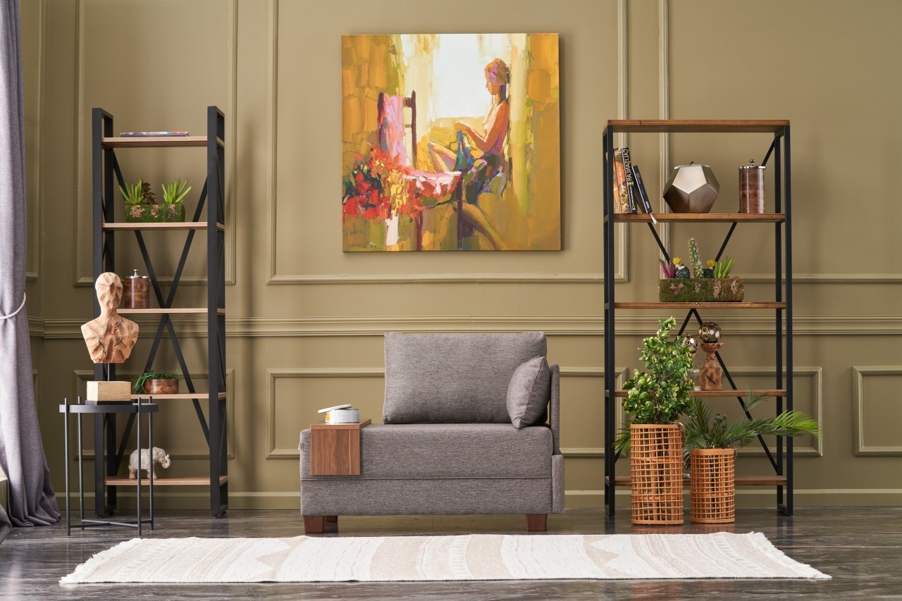 Atelier del Sofa Fotelja Fly 100x80x75cm Braon