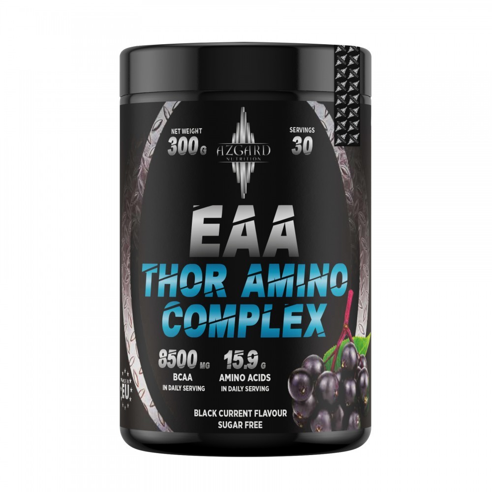 AZGARD NUTRITION Aminokiseline EAA Thor, Crna ribizla, 300g