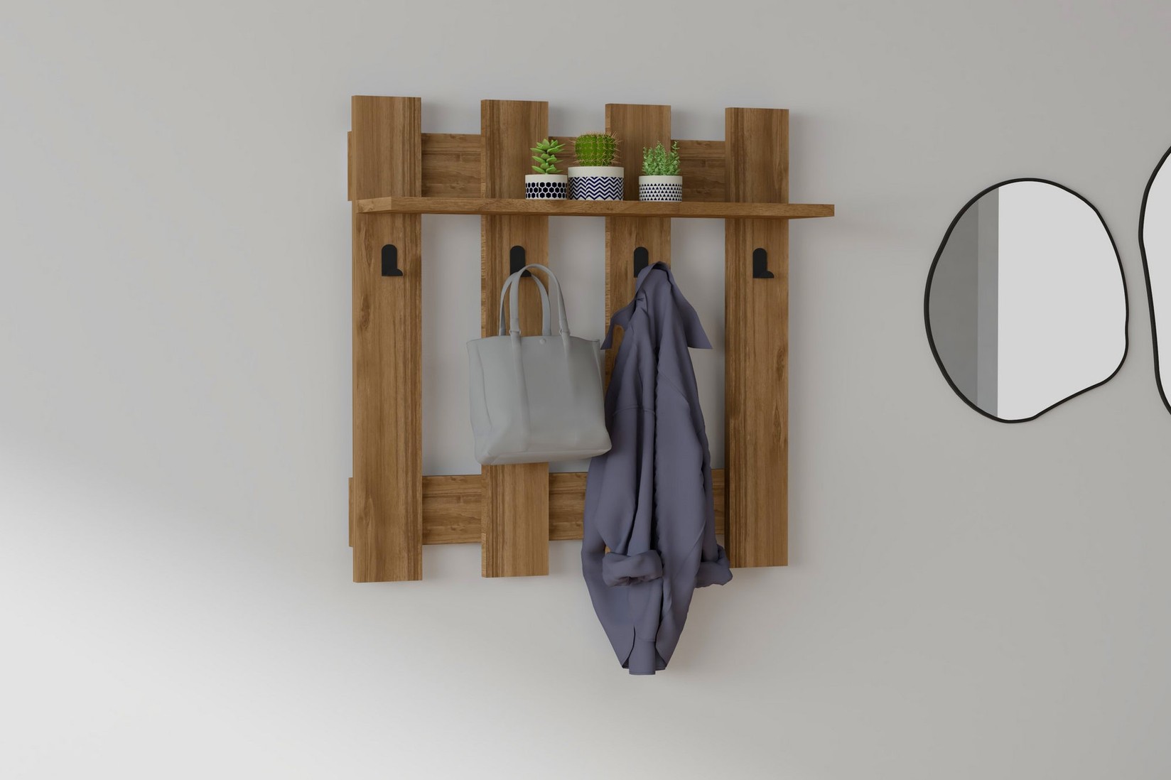 Hanah home Zidni čiviluk Orah