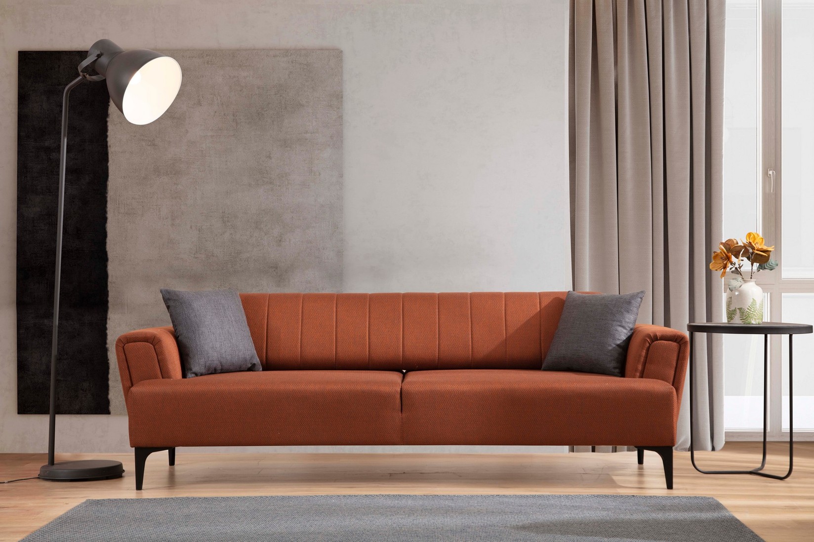 Atelier del Sofa Trosed na razvlačenje Hamlet 95x77x230cm Bronzani