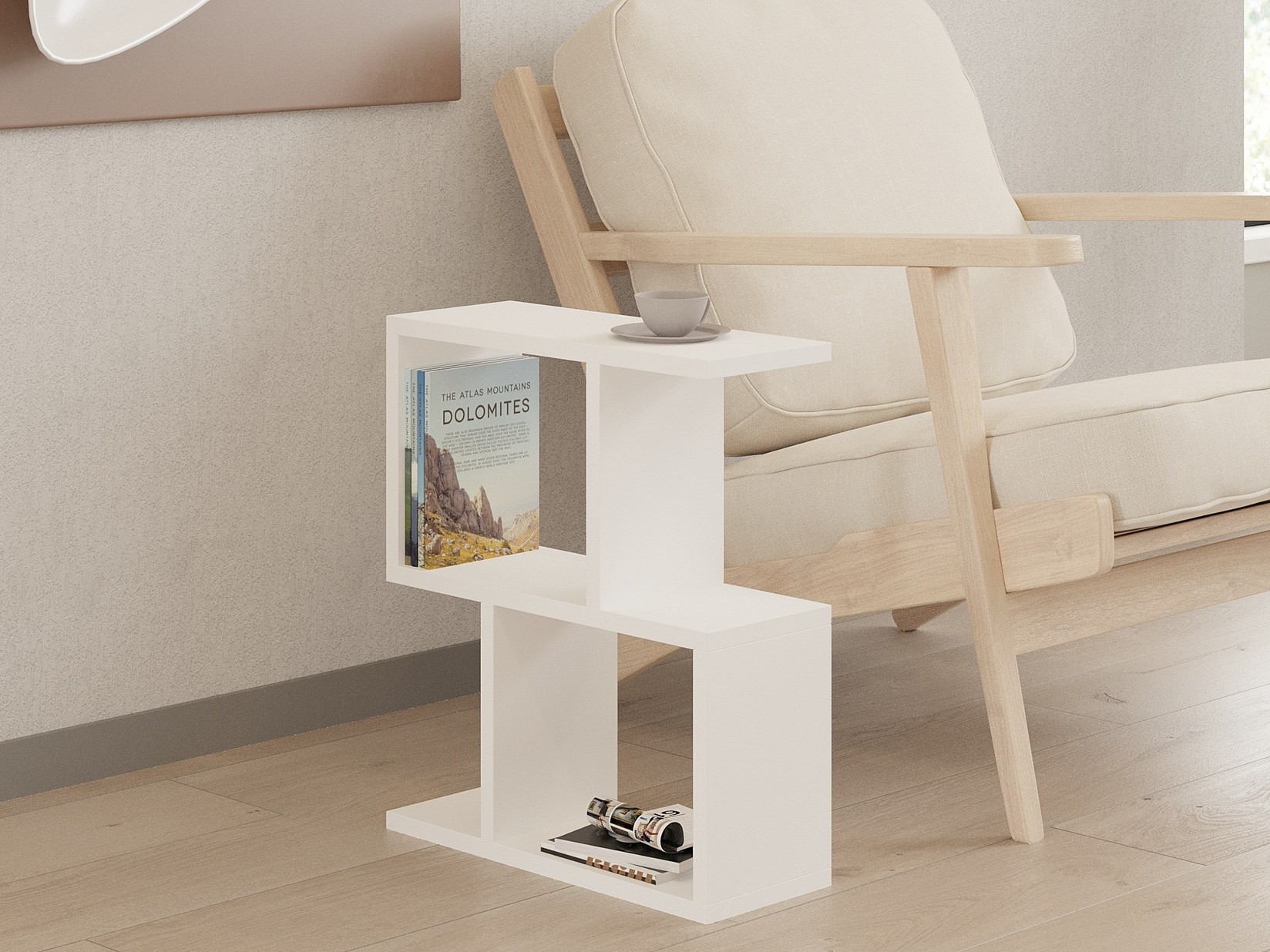 Hanah home Klub sto Zet 45x51,4x17cm Beli