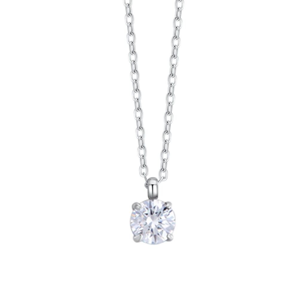 Luca Barra Ogrlica beli kristal