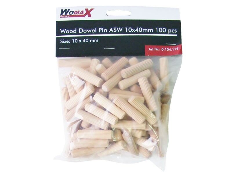 Womax Drveni tipl asw, 10 x 40mm, 100 komada