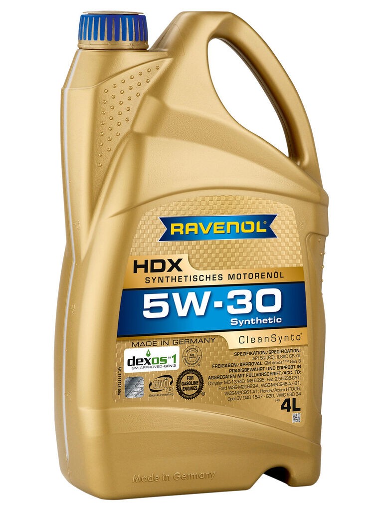 Ravenol Motorno ulje HDX 5W-30, 4 l