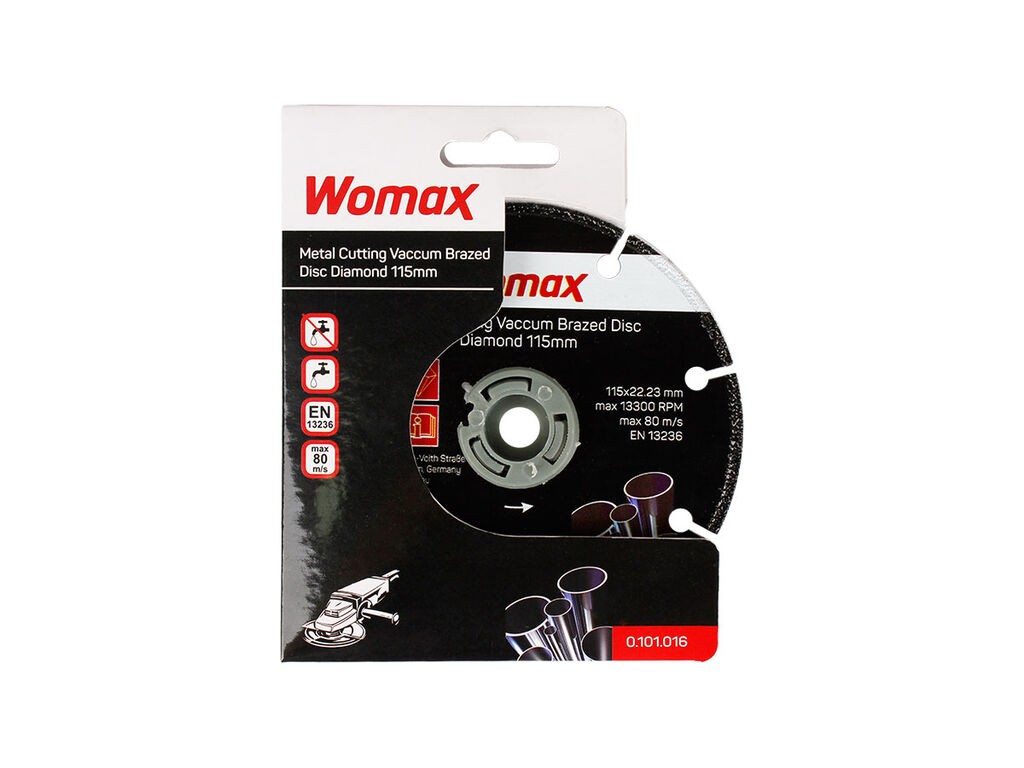Womax Rezna ploča za metal, Dijamantska, O115mm