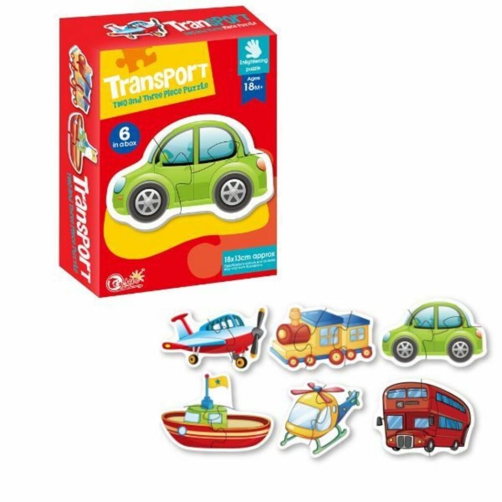 Puzzle 6 u 1 Prevozna sredstva