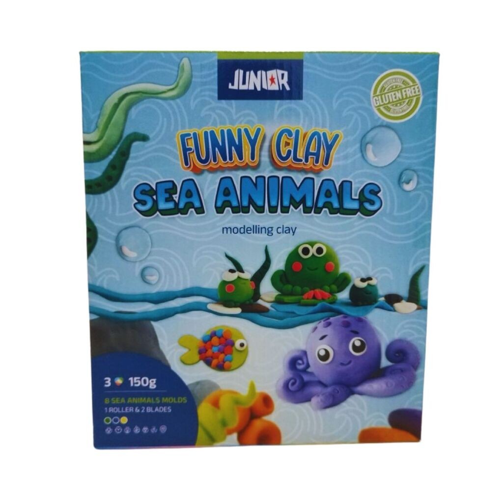 Play dough masa Junior sa kalupima Sea Animals