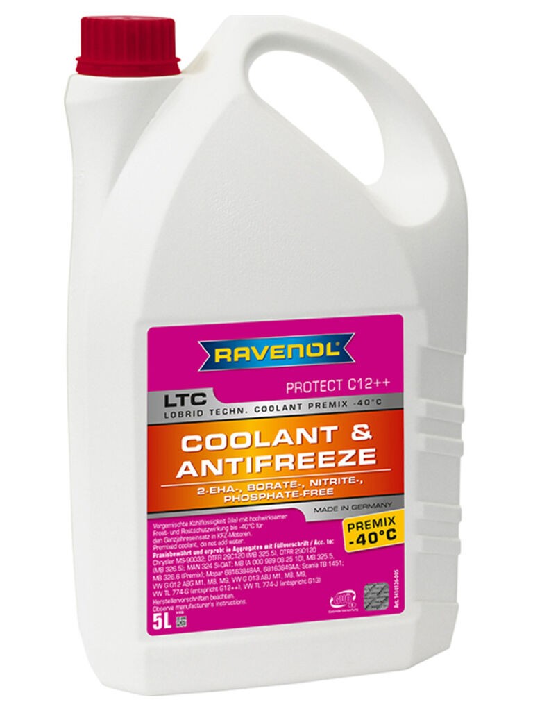 Ravenol Antifriz LTC Protect C12++ Premix -40C, 5 l