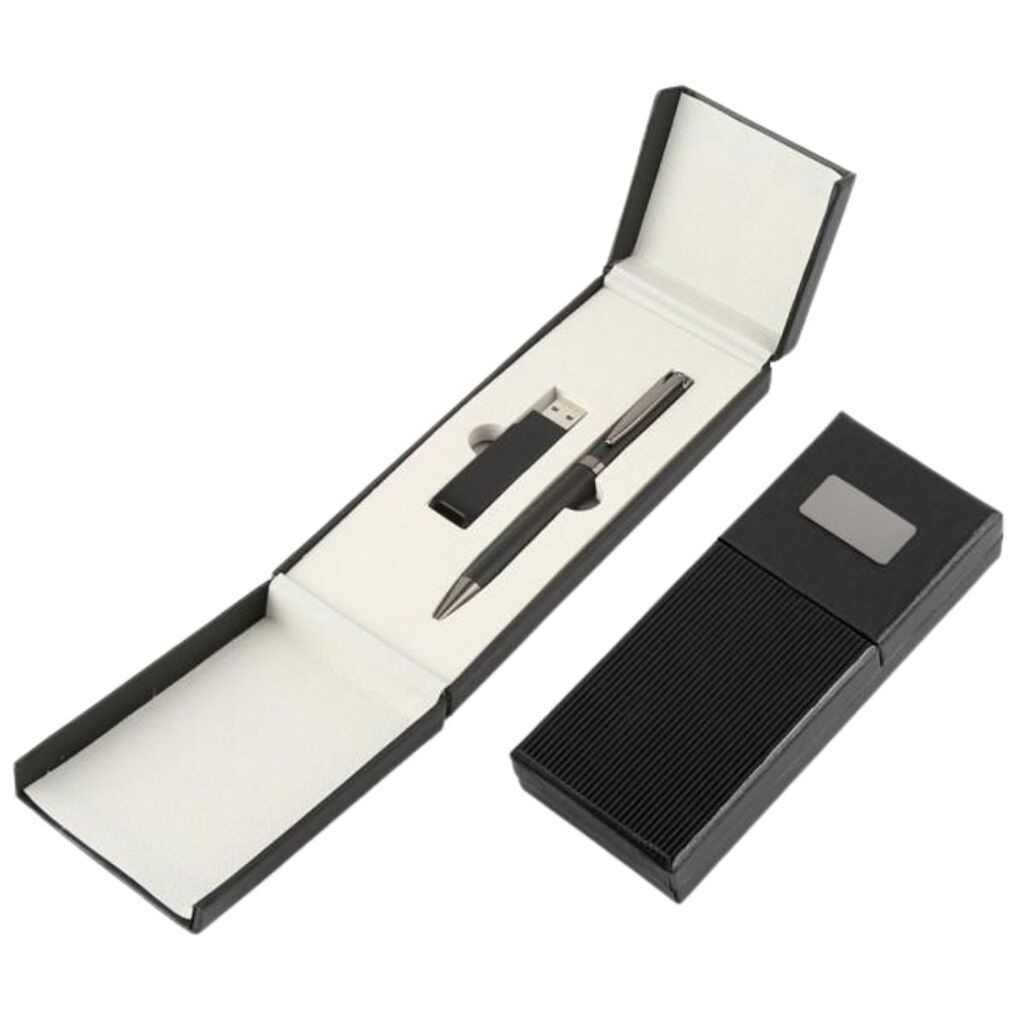 Poklon set za pisanje Venini hemijska olovka i flash memorija