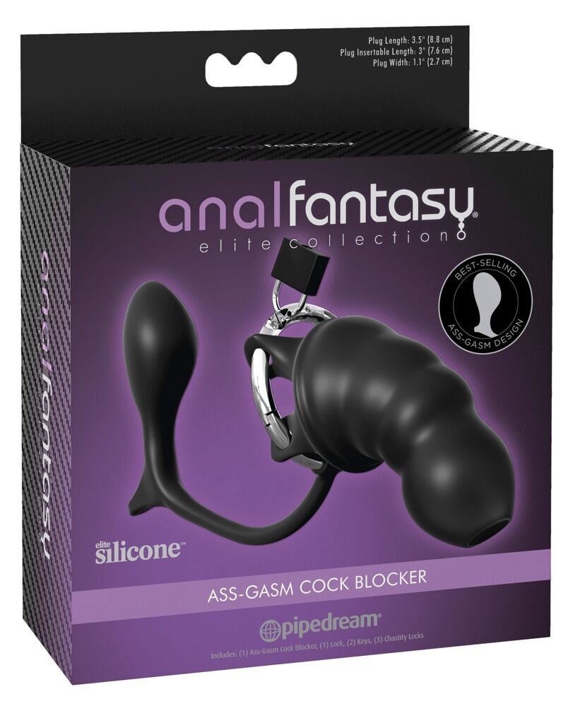 Pipedream Kavez za penis sa anal plagom Anal Fantasy Elite